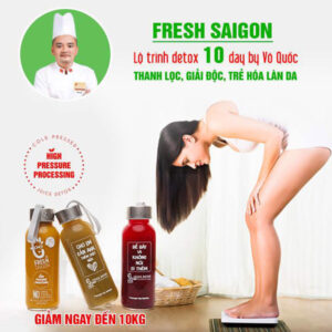 Beauty Drink Detox 10 day by Vo Quoc: Giảm cân, thải độc, trẻ hóa làn da